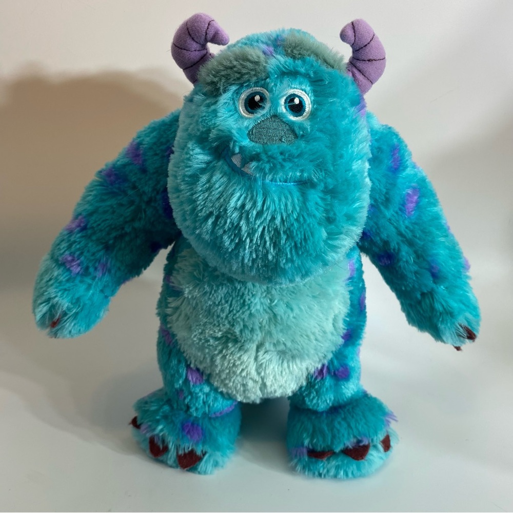 Pixar Sully Blue and Purple Plush Monster inc 13in tall